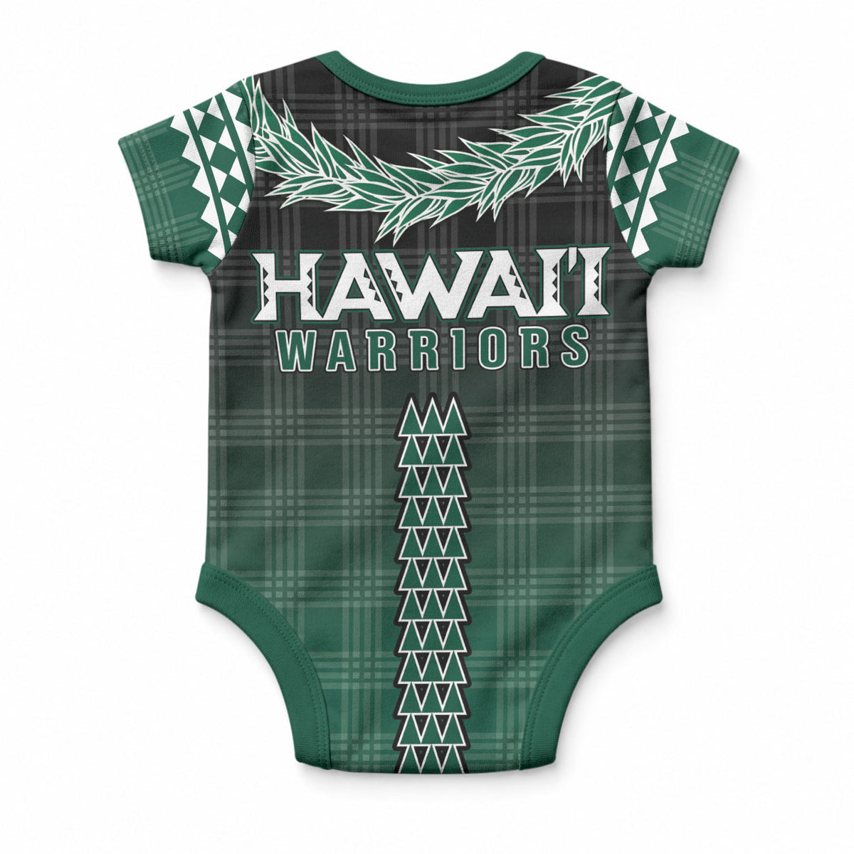 Rainbow Warriors Hawaii Palaka Baby Onesie Maile Lei