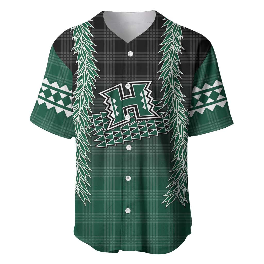 Rainbow Warriors Hawaii Palaka Baseball Jersey Maile Lei - Polynesian Pride