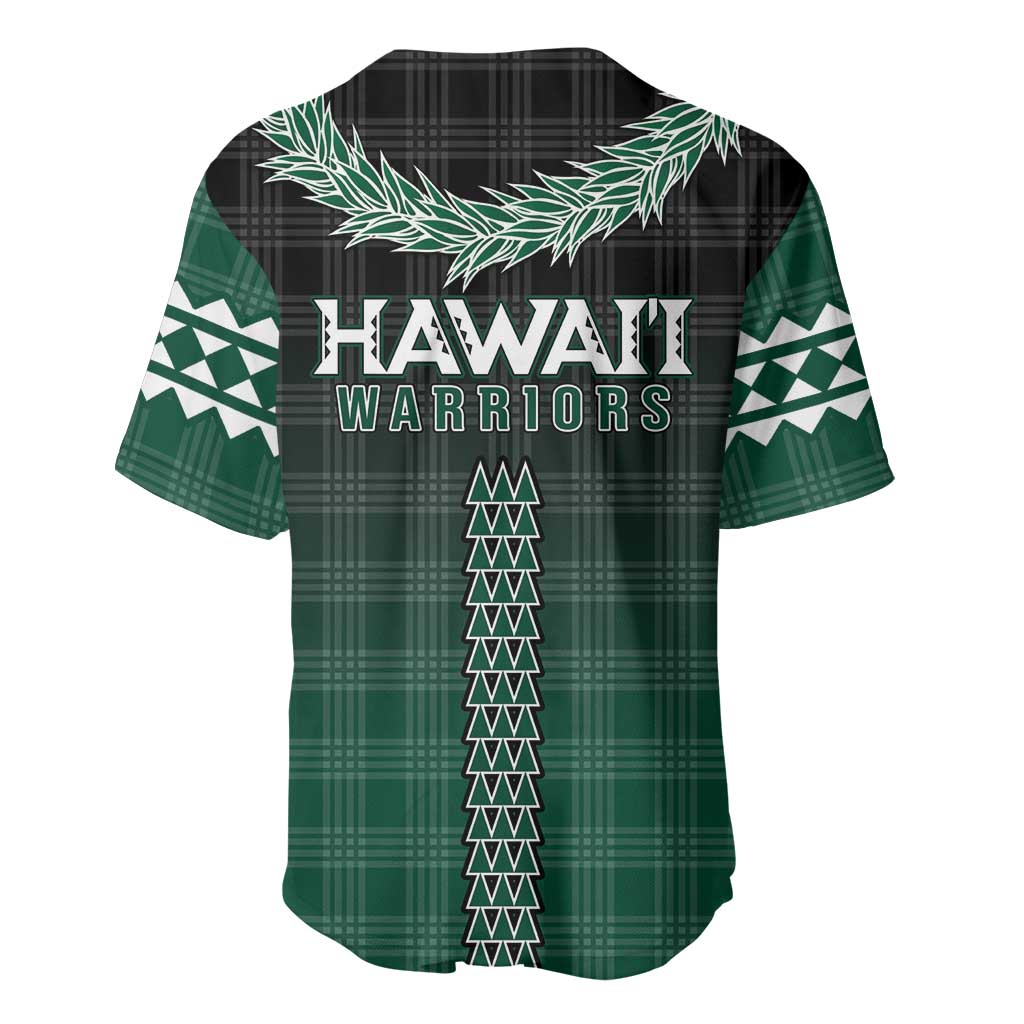 Rainbow Warriors Hawaii Palaka Baseball Jersey Maile Lei - Polynesian Pride