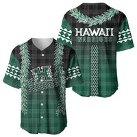 Rainbow Warriors Hawaii Palaka Baseball Jersey Maile Lei - Polynesian Pride