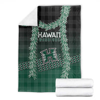 Rainbow Warriors Hawaii Palaka Blanket Maile Lei - Polynesian Pride