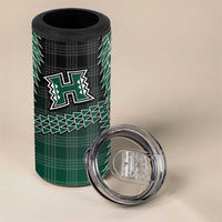 Rainbow Warriors Hawaii Palaka 4 in 1 Can Cooler Tumbler Maile Lei - Polynesian Pride