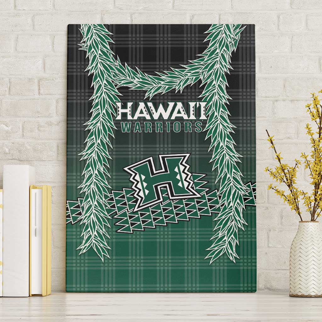 Rainbow Warriors Hawaii Palaka Canvas Wall Art Maile Lei - Polynesian Pride