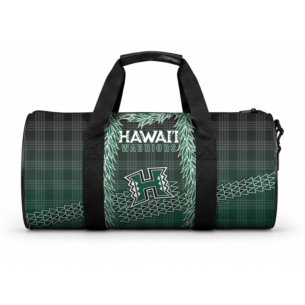 Rainbow Warriors Hawaii Palaka Duffle Bag Maile Lei
