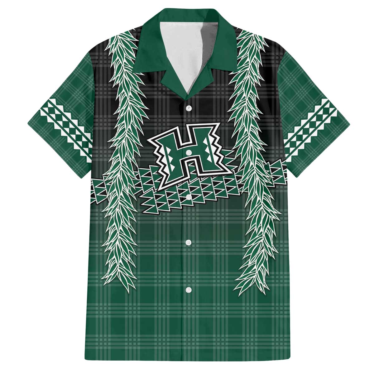 Rainbow Warriors Hawaii Palaka Family Matching Off The Shoulder Long Sleeve Dress and Hawaiian Shirt Maile Lei - Polynesian Pride