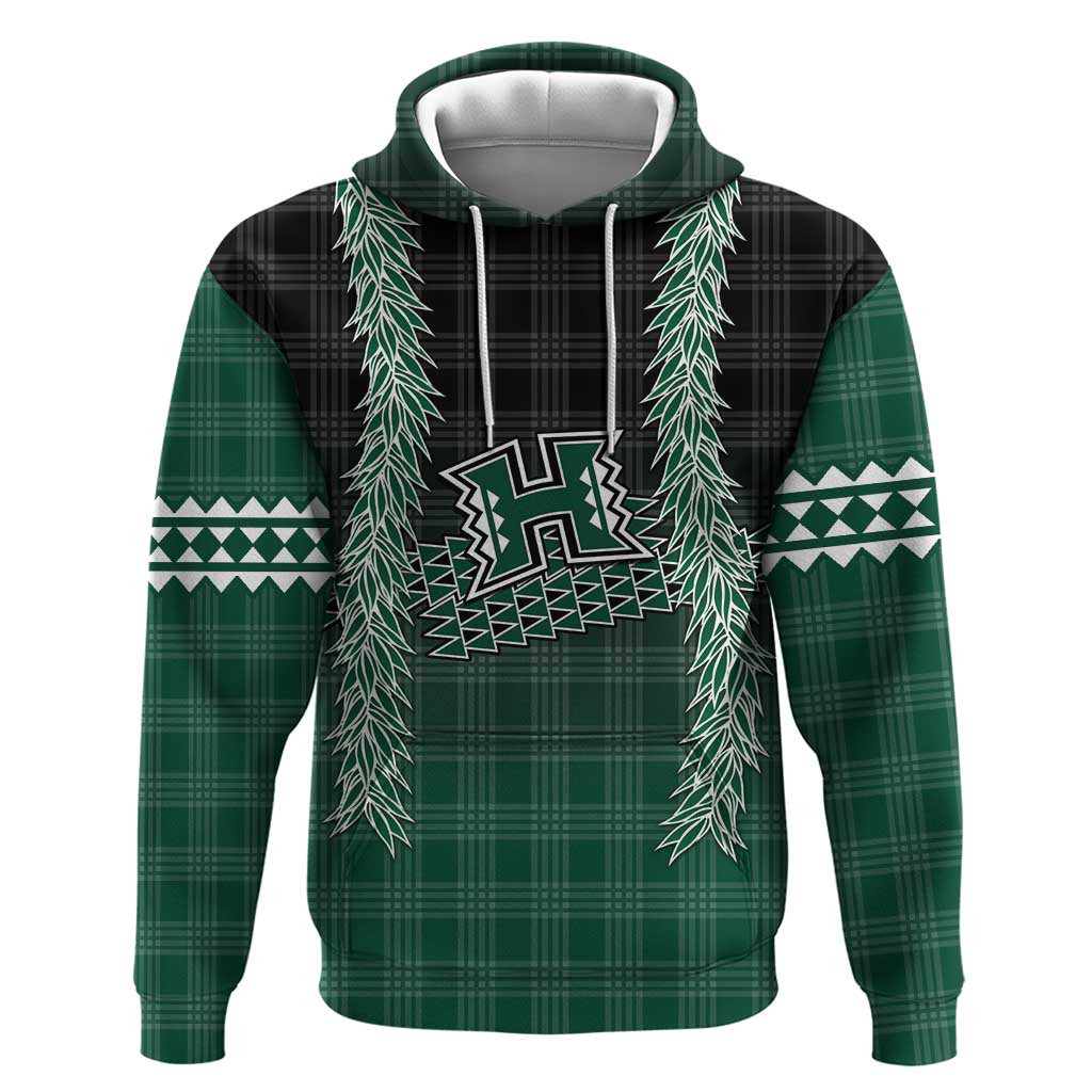 Rainbow Warriors Hawaii Palaka Hoodie Maile Lei - Polynesian Pride