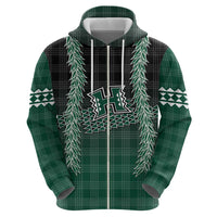 Rainbow Warriors Hawaii Palaka Hoodie Maile Lei - Polynesian Pride