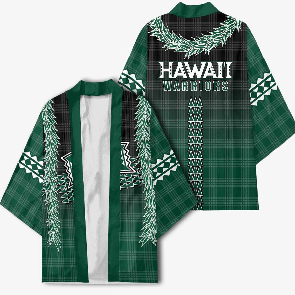 Rainbow Warriors Hawaii Palaka Kimono Maile Lei - Polynesian Pride