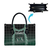 Rainbow Warriors Hawaii Palaka Leather Bag Maile Lei - Polynesian Pride