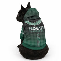 Rainbow Warriors Hawaii Palaka Pet Hoodie Maile Lei
