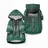 Rainbow Warriors Hawaii Palaka Pet Hoodie Maile Lei