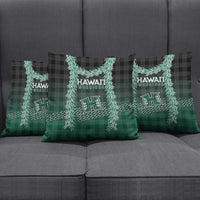 Rainbow Warriors Hawaii Palaka Pillow Cover Maile Lei - Polynesian Pride