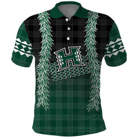 Rainbow Warriors Hawaii Palaka Polo Shirt Maile Lei - Polynesian Pride