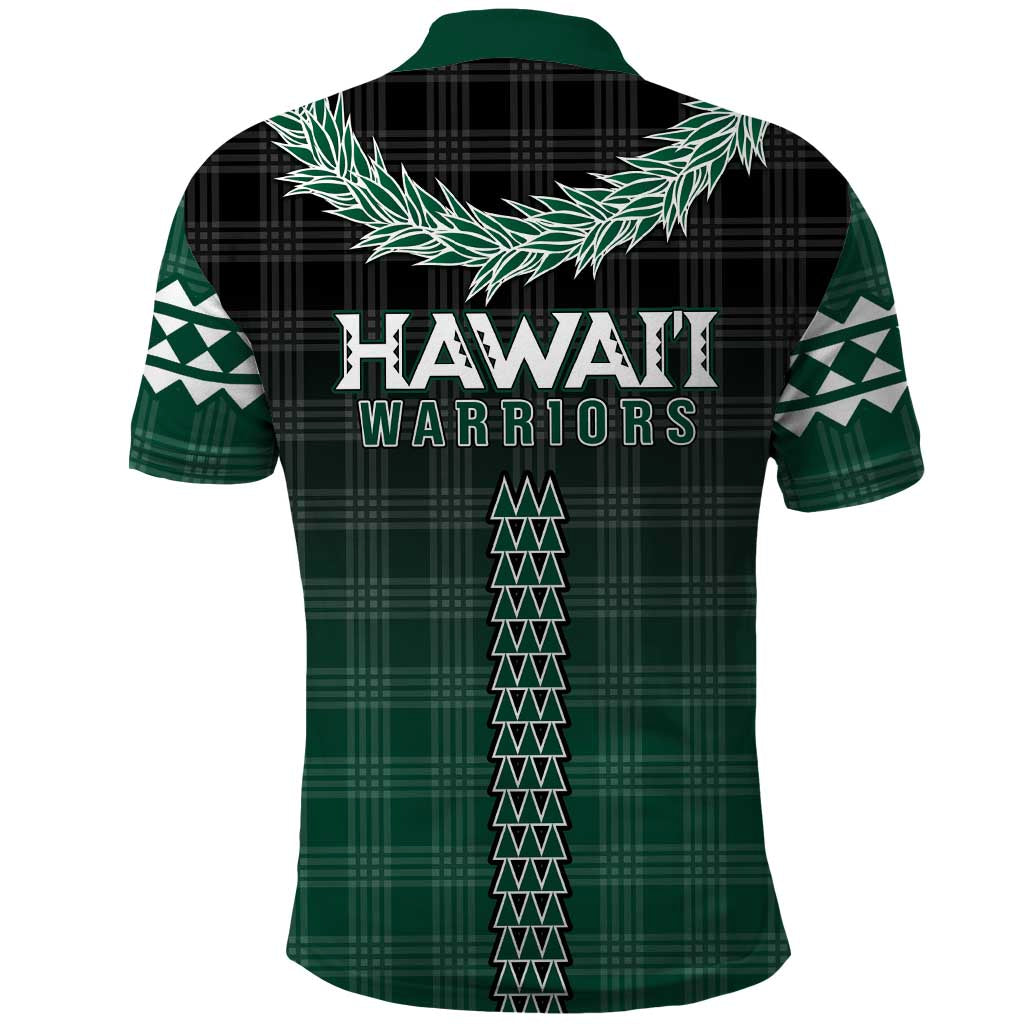 Rainbow Warriors Hawaii Palaka Polo Shirt Maile Lei - Polynesian Pride