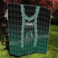 Rainbow Warriors Hawaii Palaka Quilt Maile Lei - Polynesian Pride
