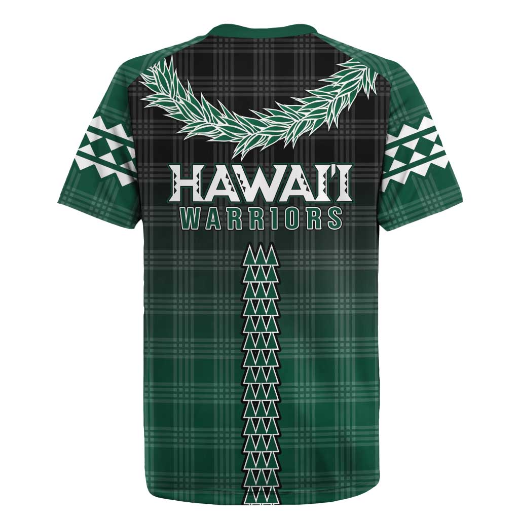 Rainbow Warriors Hawaii Palaka Rugby Jersey Maile Lei - Polynesian Pride