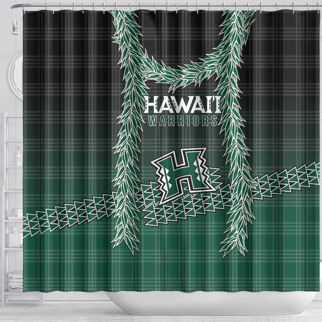 Rainbow Warriors Hawaii Palaka Shower Curtain Maile Lei - Polynesian Pride
