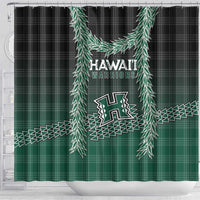 Rainbow Warriors Hawaii Palaka Shower Curtain Maile Lei - Polynesian Pride