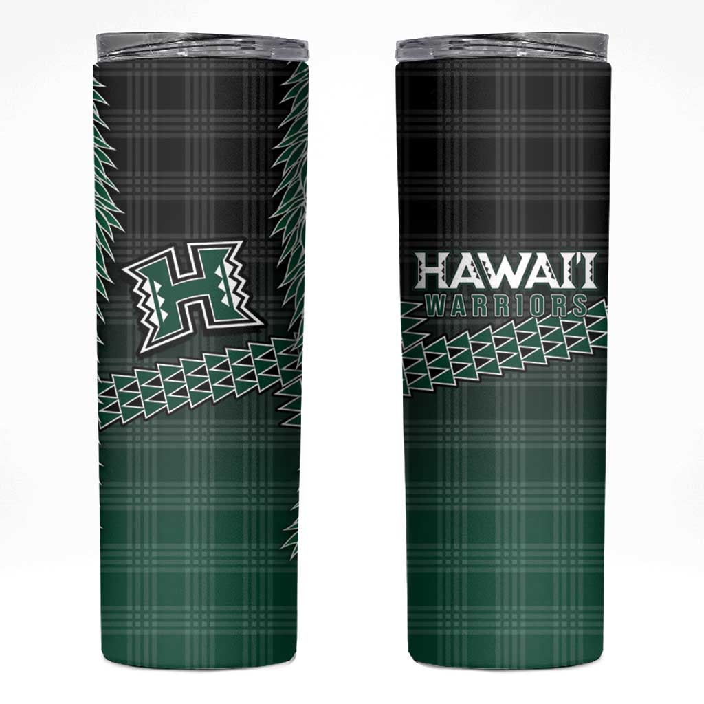 Rainbow Warriors Hawaii Palaka Skinny Tumbler Maile Lei - Polynesian Pride