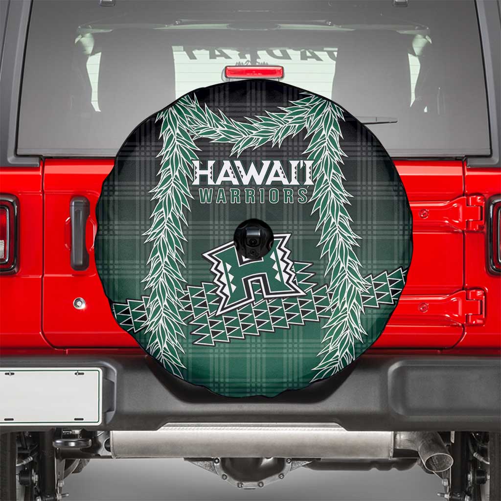 Rainbow Warriors Hawaii Palaka Spare Tire Cover Maile Lei - Polynesian Pride