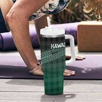Rainbow Warriors Hawaii Palaka Tumbler With Handle Maile Lei - Polynesian Pride