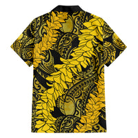 Hawaii Oahu Ilima Lei Family Matching Summer Maxi Dress and Hawaiian Shirt LT7 - Polynesian Pride