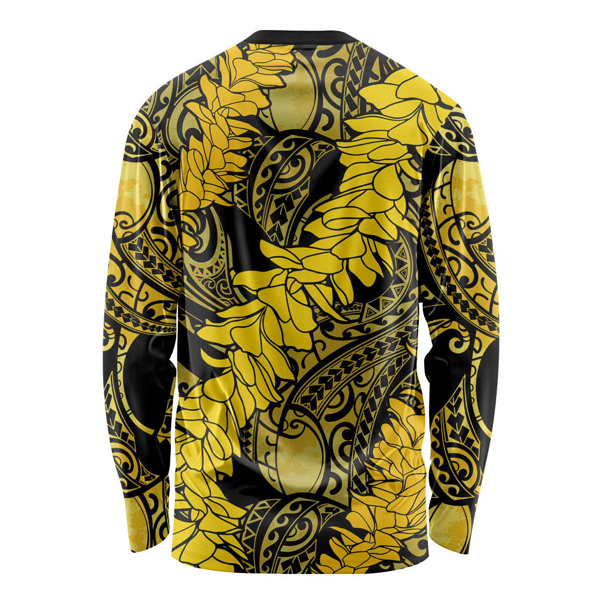 Hawaii Oahu Ilima Lei Long Sleeve Shirt LT7 - Polynesian Pride