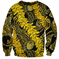 Hawaii Oahu Ilima Lei Sweatshirt LT7 Unisex Yellow - Polynesian Pride