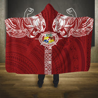 Tonga Independence Day Hooded Blanket Tongatapu Lion Ngatu Motifs