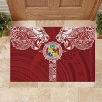 Tonga Independence Day Rubber Doormat Tongatapu Lion Ngatu Motifs