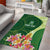 Fiji Ballantine Memorial High School Personalised Area Rug Masi Tapa Mix Plumeria