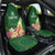 Fiji Ballantine Memorial High School Personalised Car Seat Cover Masi Tapa Mix Plumeria