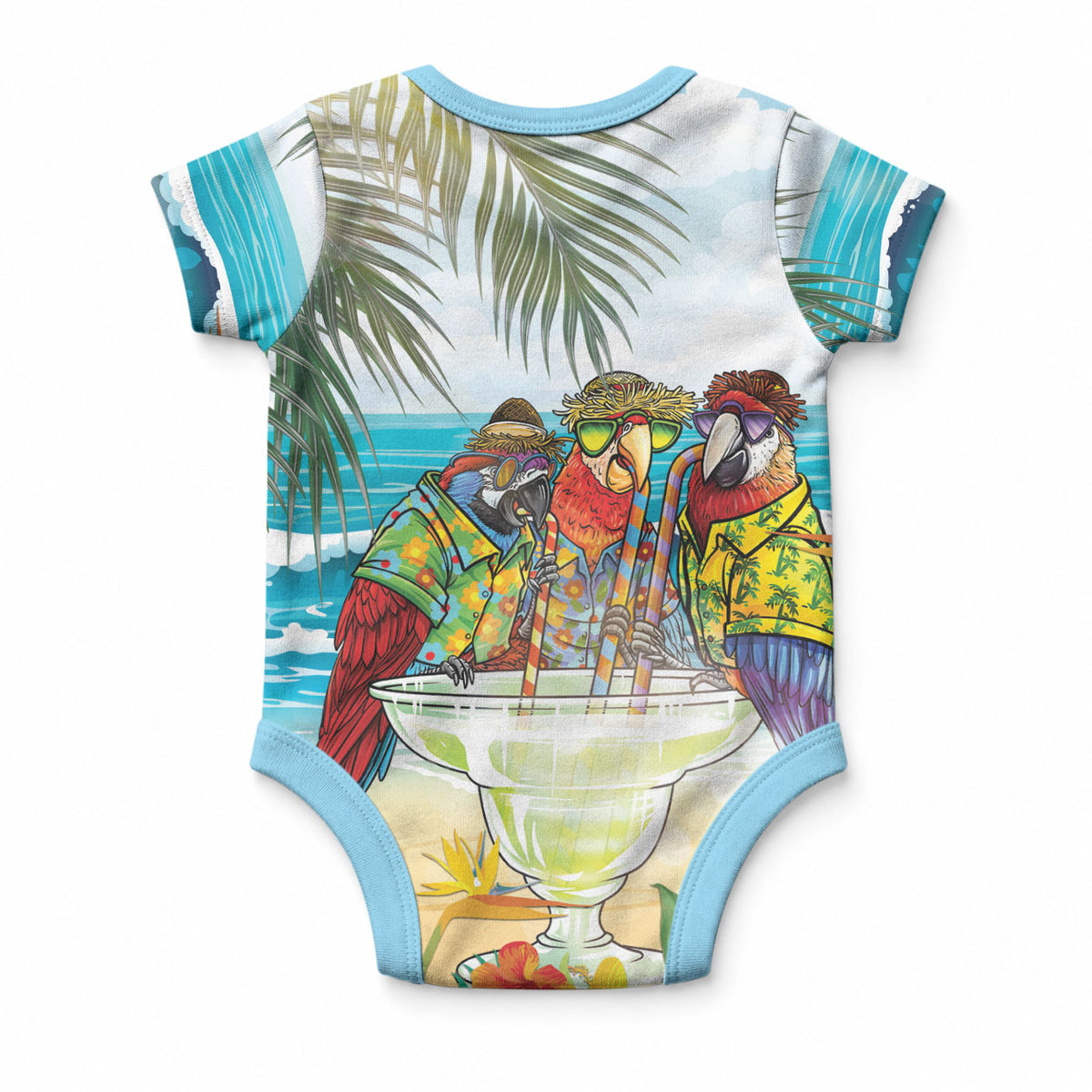 It's 5 o'clock Somewhere Baby Onesie Beach Party