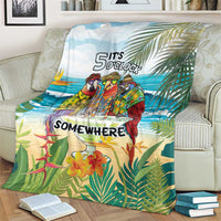 It's 5 o'clock Somewhere Blanket Beach Party - Polynesian Pride