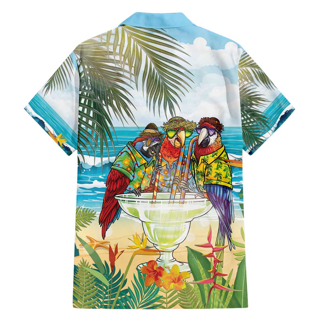 It's 5 o'clock Somewhere Family Matching Off Shoulder Short Dress and Hawaiian Shirt Beach Party - Polynesian Pride
