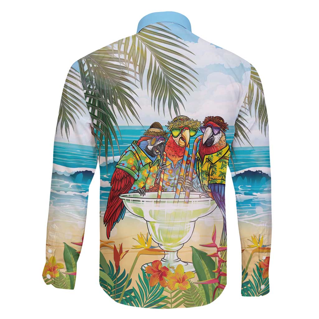 It's 5 o'clock Somewhere Family Matching Off Shoulder Short Dress and Hawaiian Shirt Beach Party - Polynesian Pride