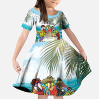 It's 5 o'clock Somewhere Family Matching Puletasi and Hawaiian Shirt Beach Party - Polynesian Pride