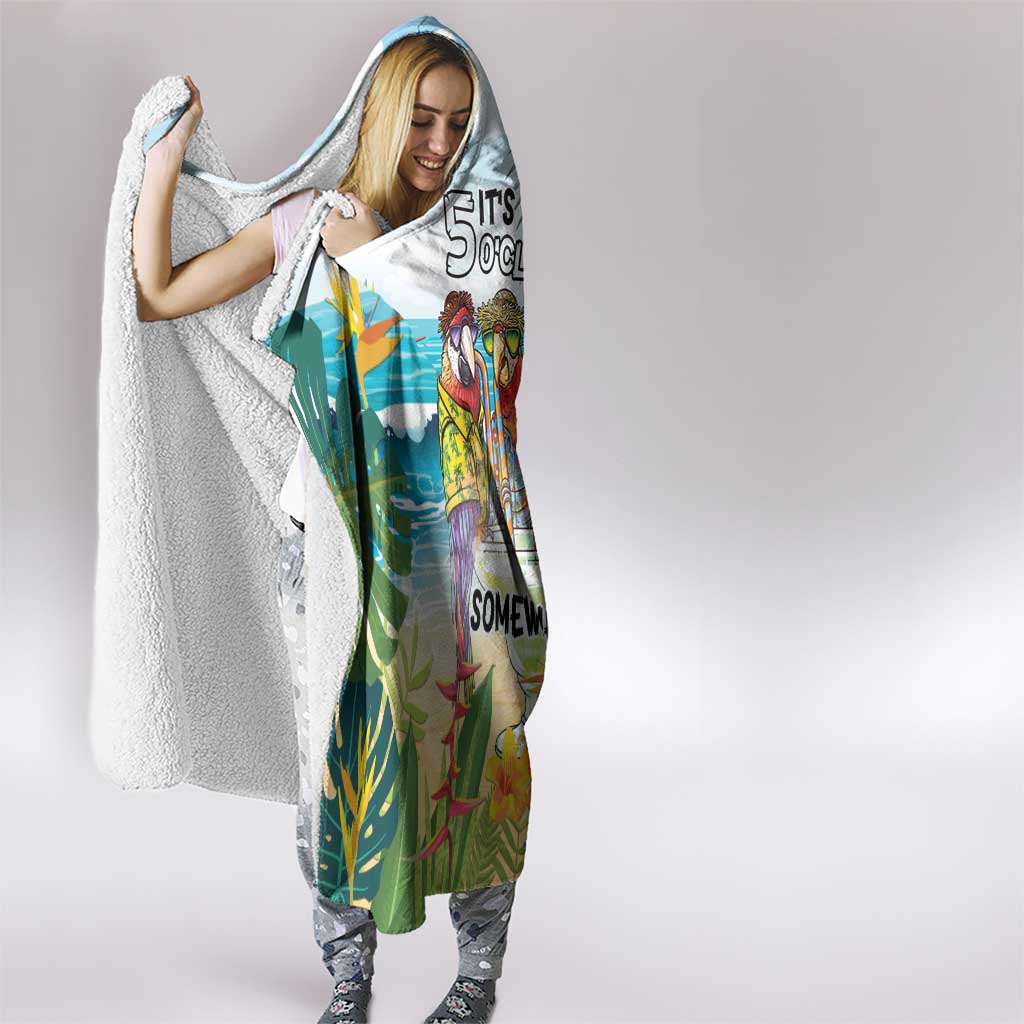 It's 5 o'clock Somewhere Hooded Blanket Beach Party LT7 - Polynesian Pride