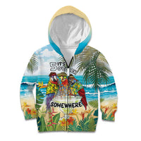 It's 5 o'clock Somewhere Kid Hoodie Beach Party - Polynesian Pride