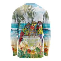 It's 5 o'clock Somewhere Long Sleeve Shirt Beach Party LT7 - Polynesian Pride