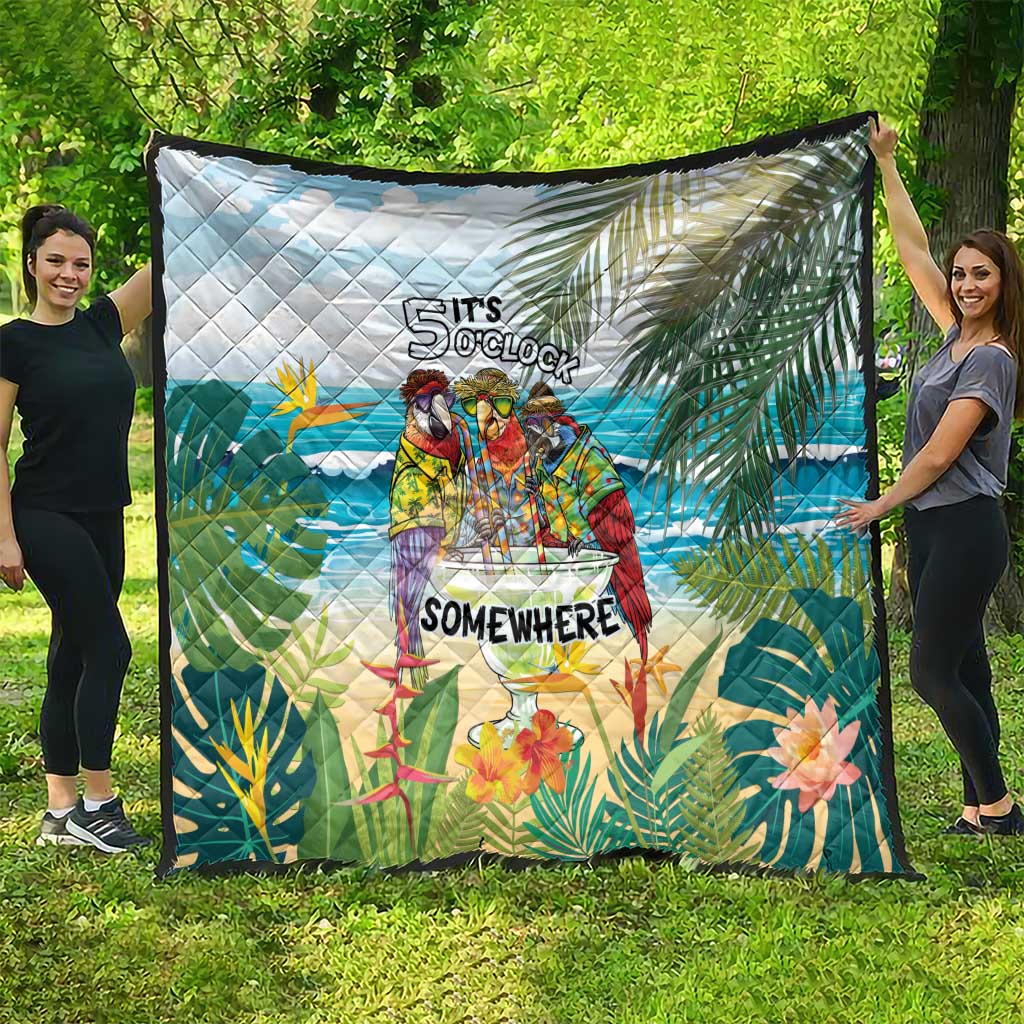 It's 5 o'clock Somewhere Quilt Beach Party LT7 - Polynesian Pride
