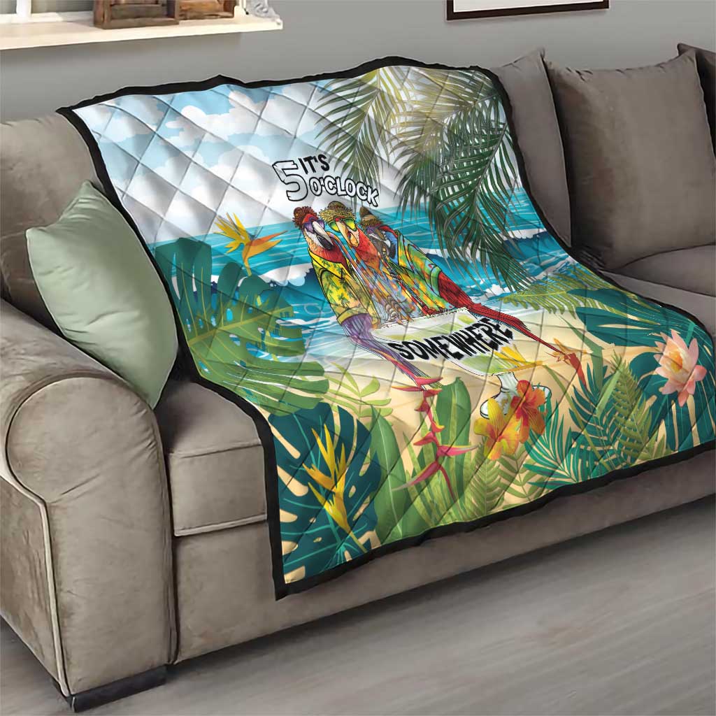 It's 5 o'clock Somewhere Quilt Beach Party LT7 - Polynesian Pride