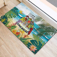 It's 5 o'clock Somewhere Rubber Doormat Beach Party LT7 - Polynesian Pride