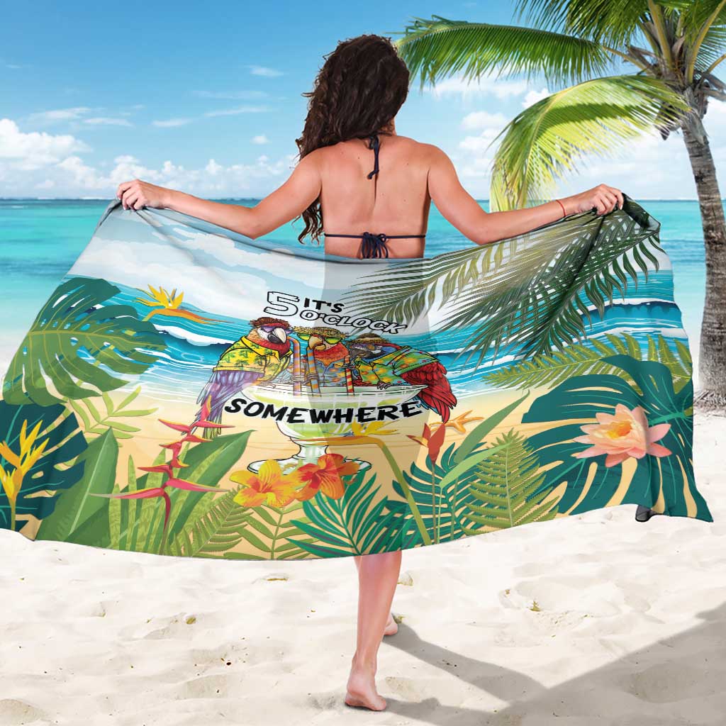 It's 5 o'clock Somewhere Sarong Beach Party LT7 - Polynesian Pride