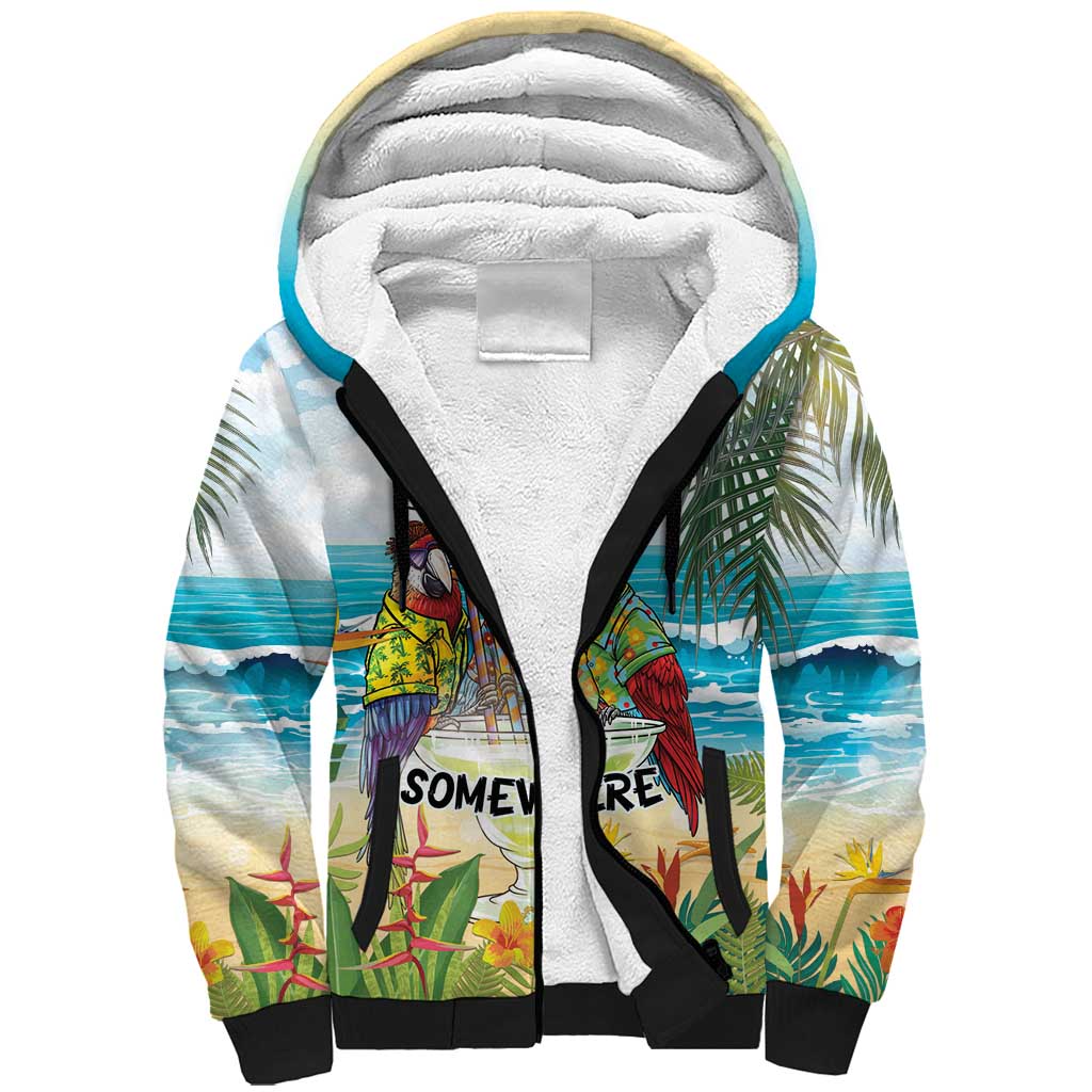 It's 5 o'clock Somewhere Sherpa Hoodie Beach Party - Polynesian Pride