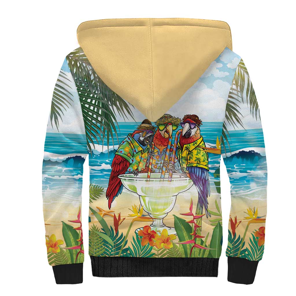 It's 5 o'clock Somewhere Sherpa Hoodie Beach Party - Polynesian Pride