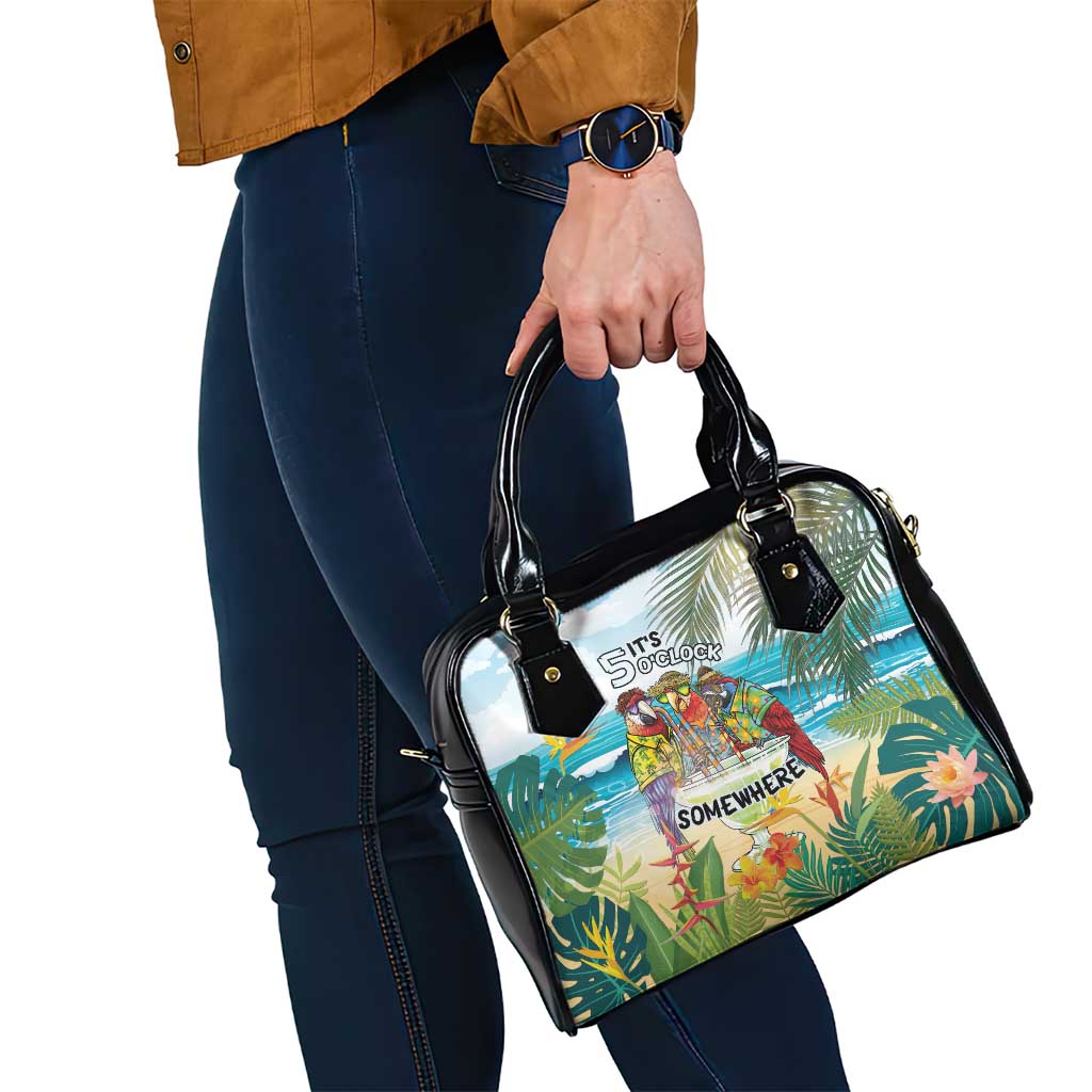 It's 5 o'clock Somewhere Shoulder Handbag Beach Party LT7 - Polynesian Pride
