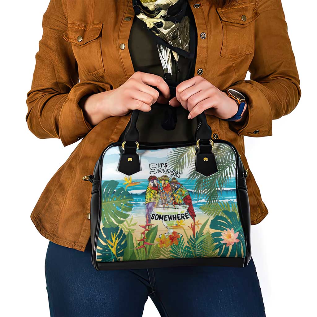 It's 5 o'clock Somewhere Shoulder Handbag Beach Party LT7 - Polynesian Pride