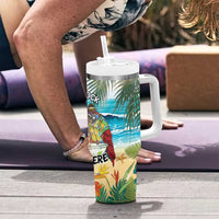 It's 5 o'clock Somewhere Tumbler With Handle Beach Party LT7 - Polynesian Pride