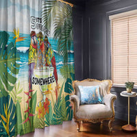 It's 5 o'clock Somewhere Window Curtain Beach Party LT7 - Polynesian Pride